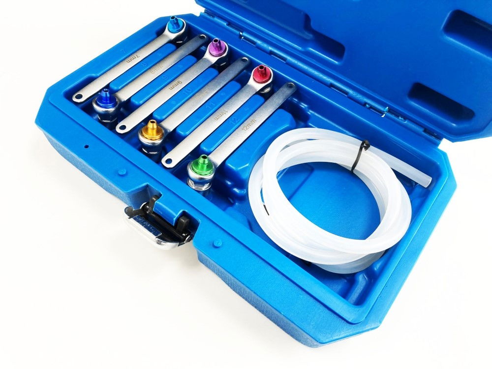 Toolzone 7pc Brake Clutch Bleeder Wrench Spanner Set - AU349
