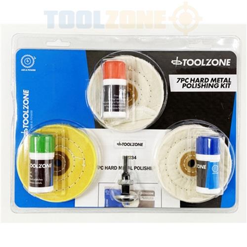 Toolzone 7Pc Hard Metal Polishing Set