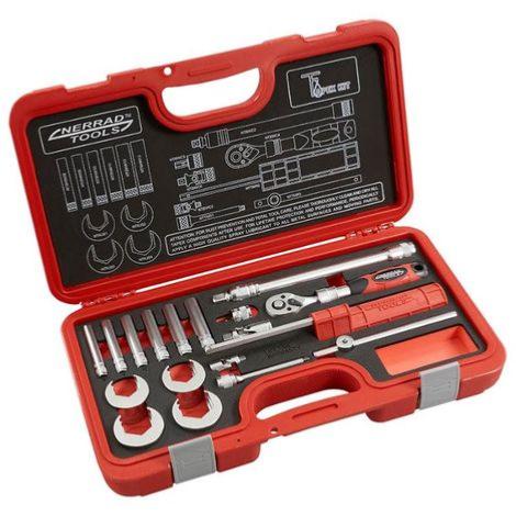 Nerrad Tools Tapex Tap Wrench Kit (18 Pieces) NTTAPEXKIT1