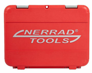 Red tool box with NERRAD TOOLS logo on a white background