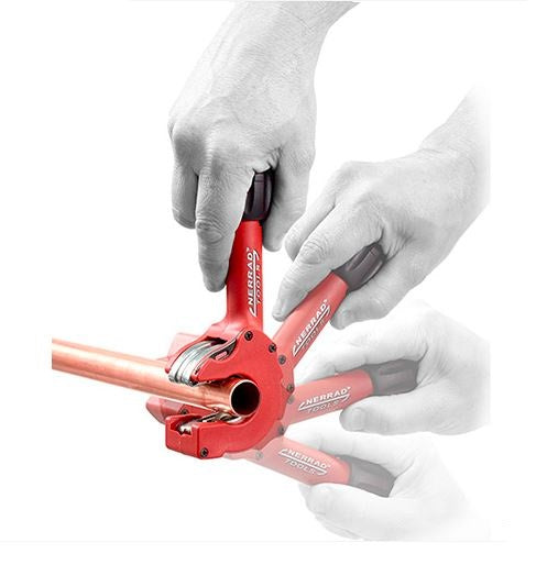 Nerrad NT4067 Adjustable Ratchet Tube Cutter, Red/Black, 35-67 mm