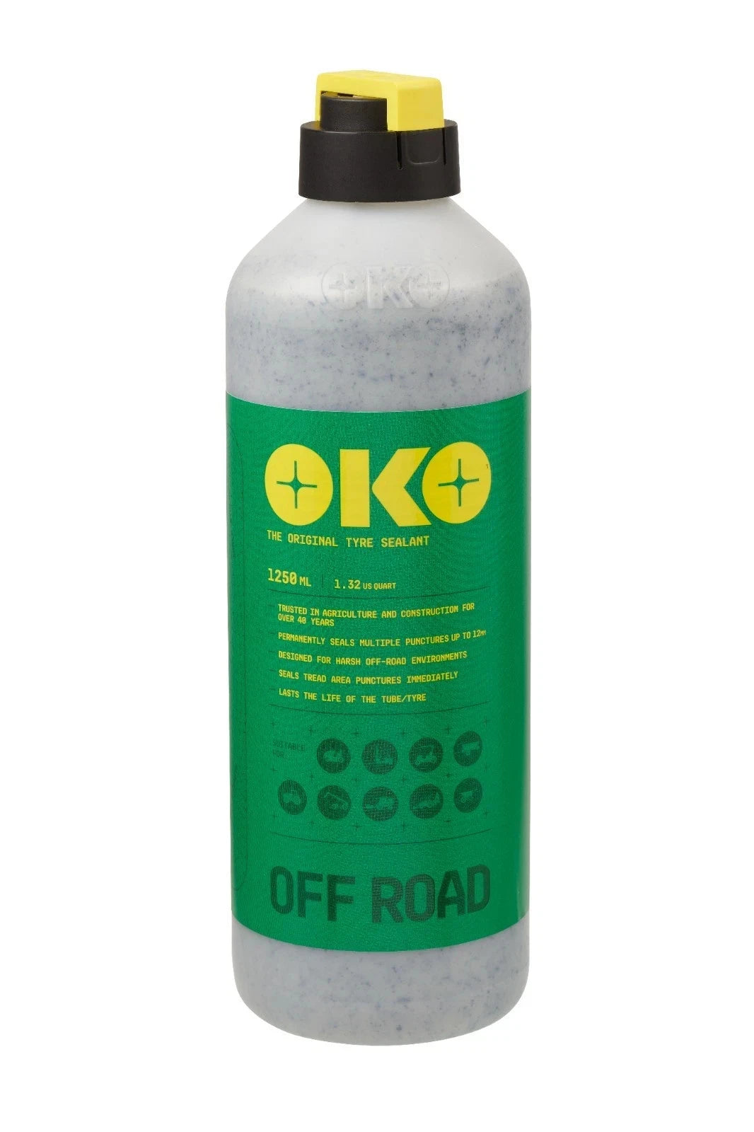 OKO Off-Road Puncture-Free tyre Sealant 1250ml bottle, OKO010