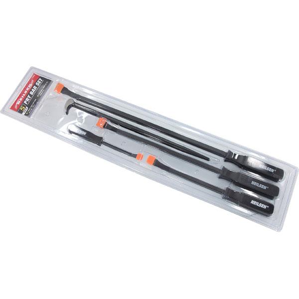 Neilsen CT0239 Pry bar set with black handles, 5-Piece