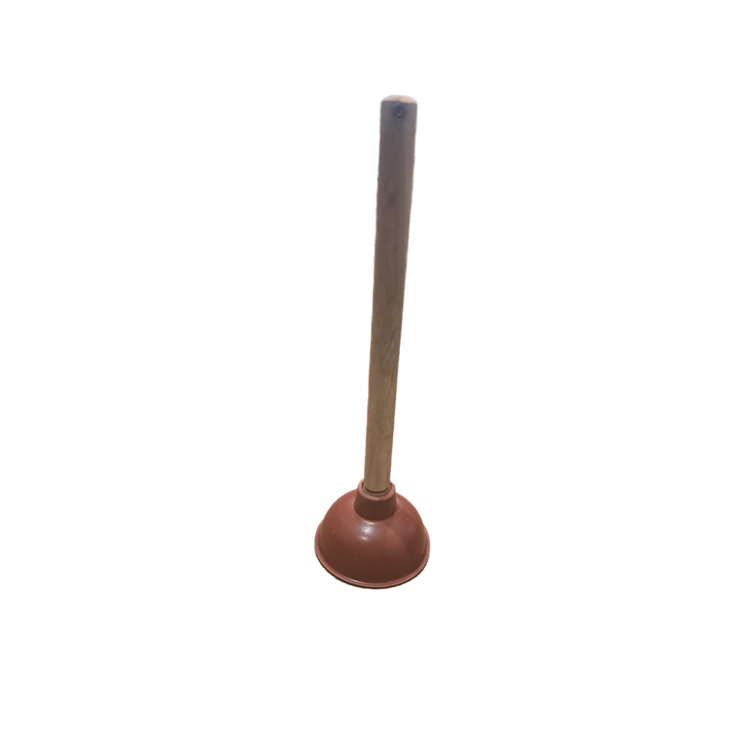 Tools House Toilet Plunger With Wooden Handle