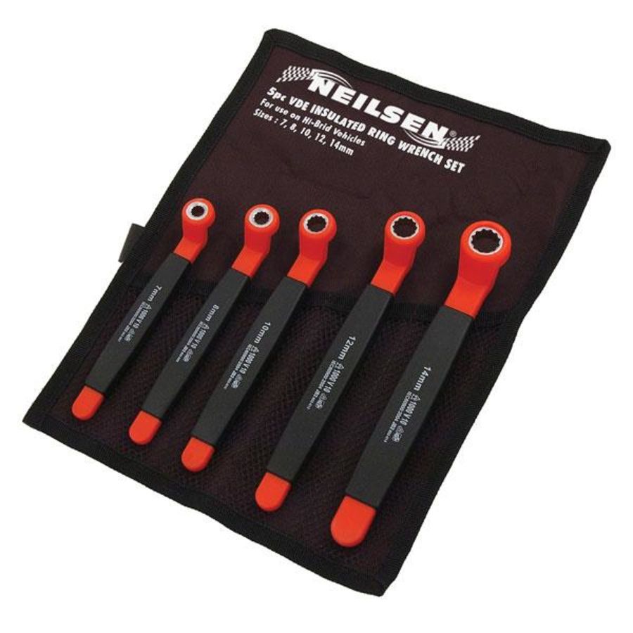 Neilsen_CT3946_5_pcs_Vde_Insulated_Single_End_Box_Ring_Wrench_Set