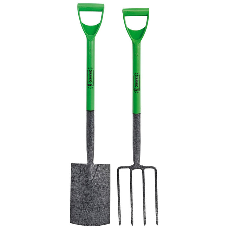 Draper-Tools-Draper-16566-Easy-Find-Carbon-Steel-Garden-Fork-and-Spade-Set-16566