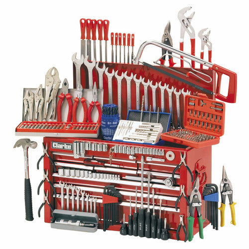 Clarke CHT634 Mechanics Tool Chest  and tools set, Tools box