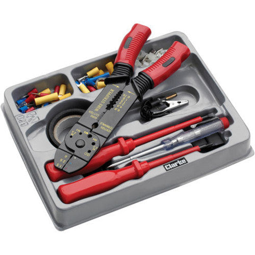 Clarke CHT887 81 Pieces automotive electrical tool Kit, professional and DIY