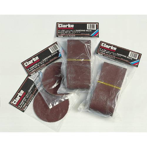 Clarke replacement 6" sander disc - Pack of 5