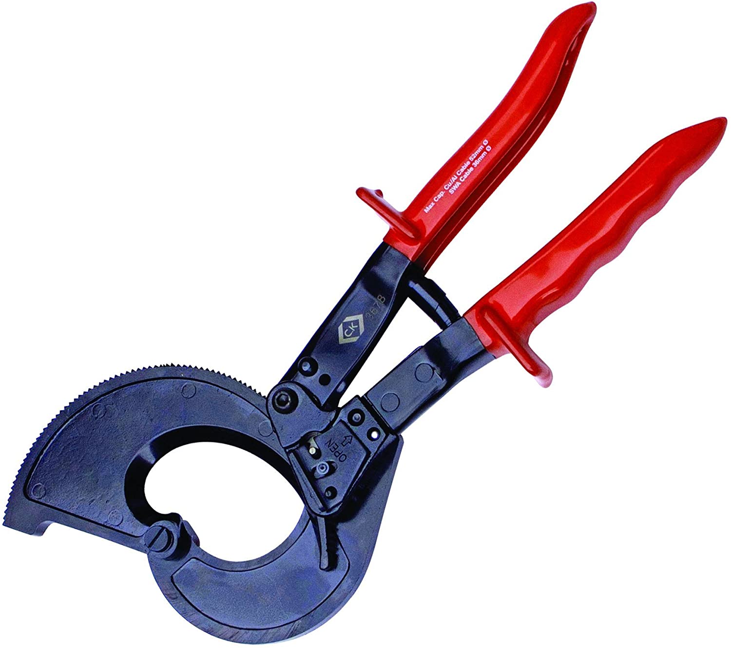 C.K Tools T3678 Heavy Duty Ratchet Cable Cutter, up to 52mmØ
