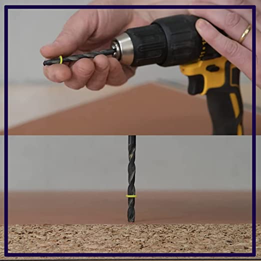 Drillstop Drill Hole Depth Indicator set - Suitable  for 3.5 - 12MM