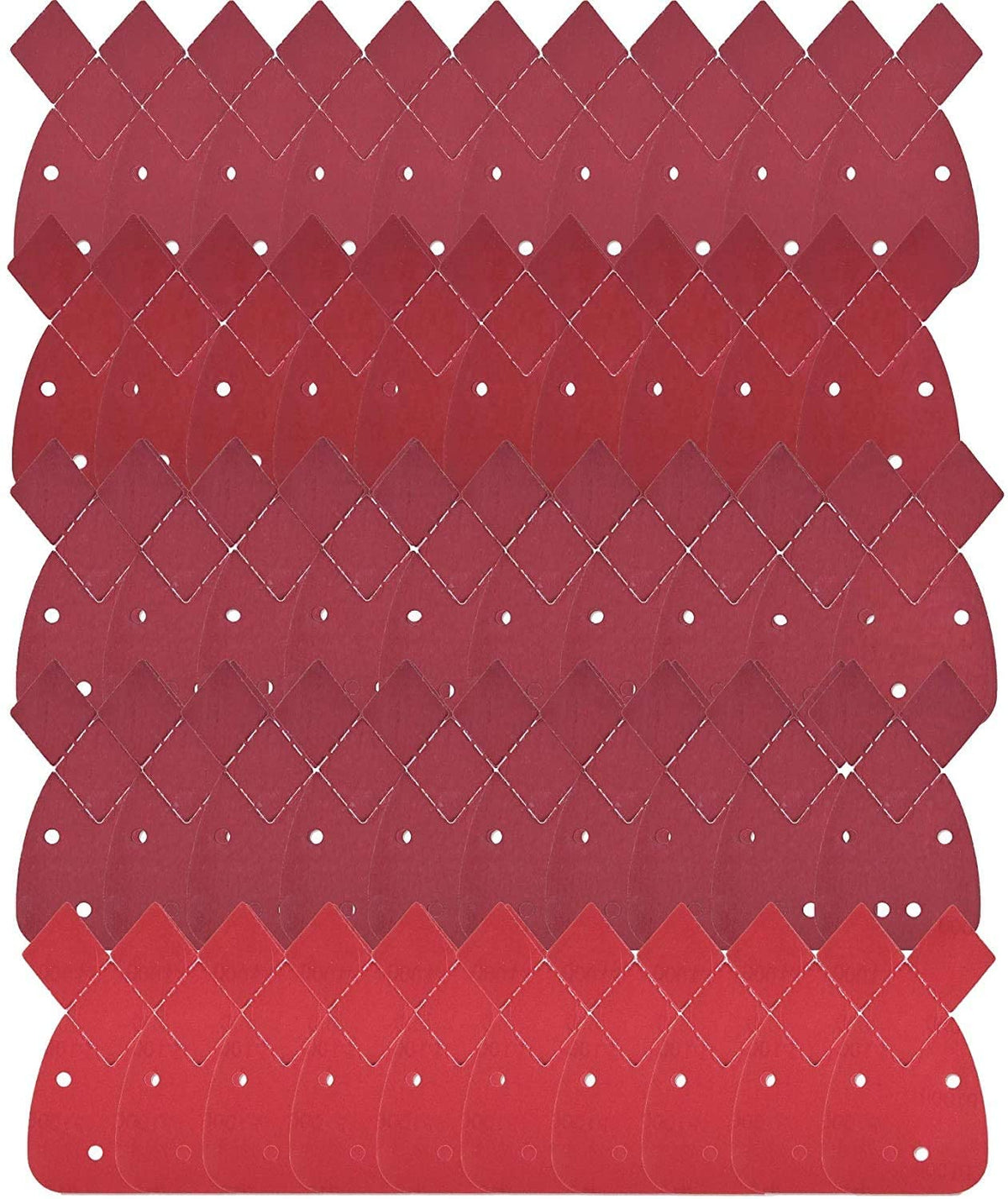 100 Pack Mouse Detail Sanding Sheets Sandpaper Replacement, Hook and Loop All Grades