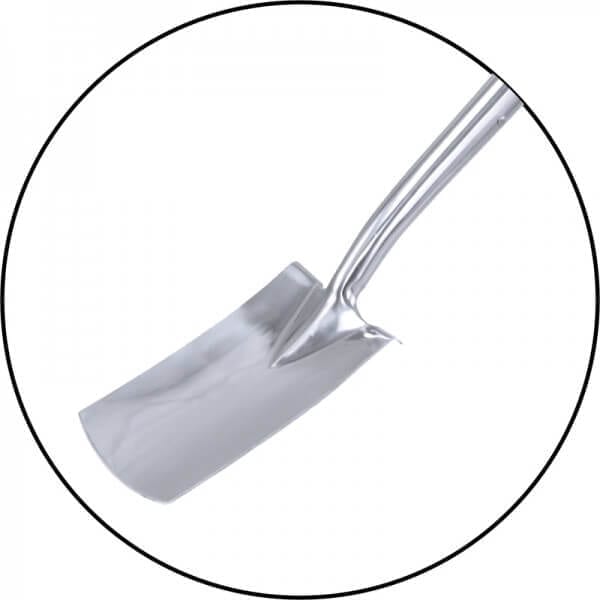 Rolson 82620 Stainless Steel Border Spade with Ash Wood Handle