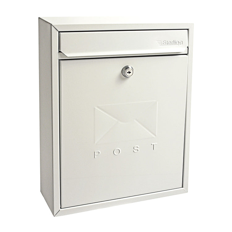burg-wachter-mb05-compact-wall-mounted-galvanised-steel-post-box-white