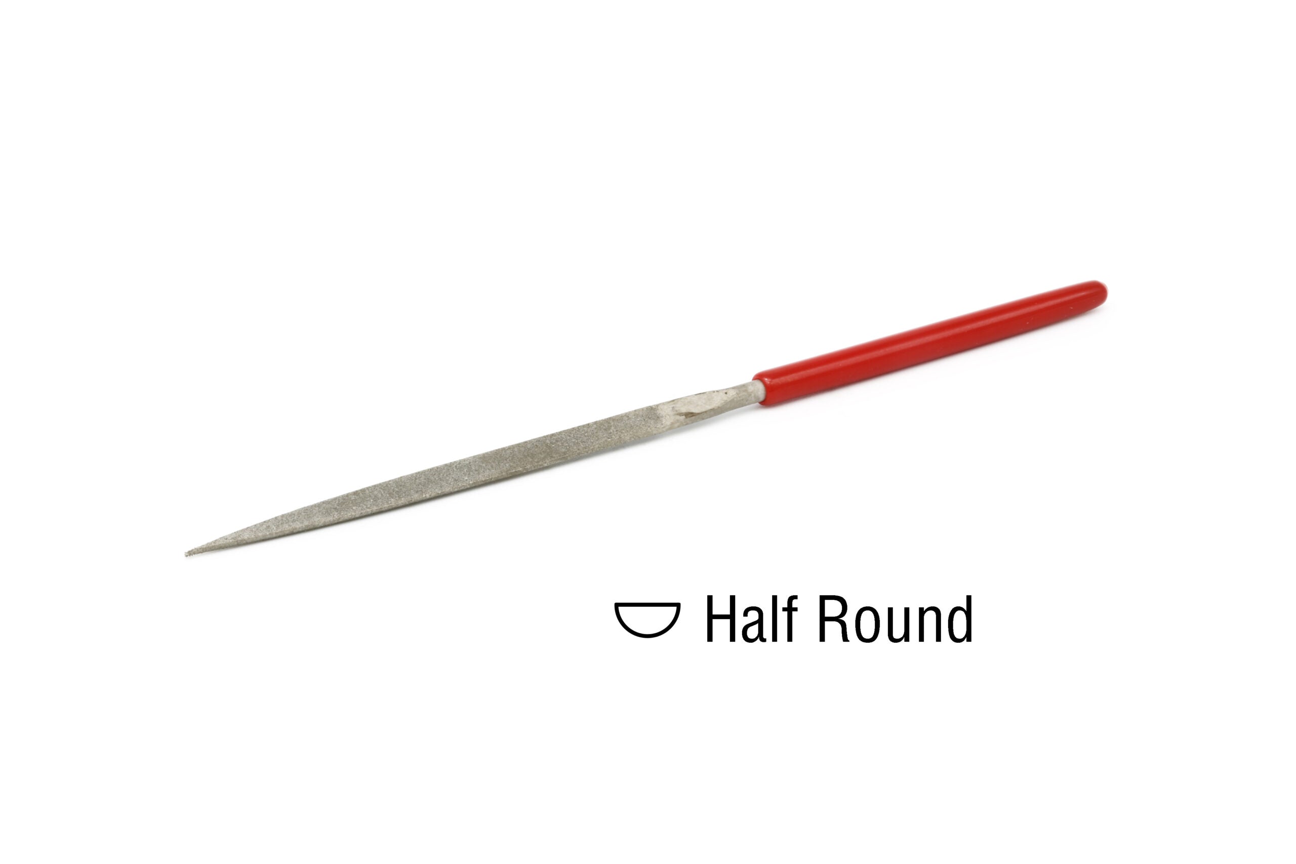 EZE-LAP Needle File Half Round  Fine