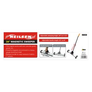 Neilsen CT1907 24" Magnetic Sweeper With Wheels pick up tool