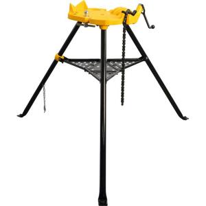 Jobsite Portable Tripod Pipe Chain Vise Stand - 1/2''-6'' (12.5-150mm)