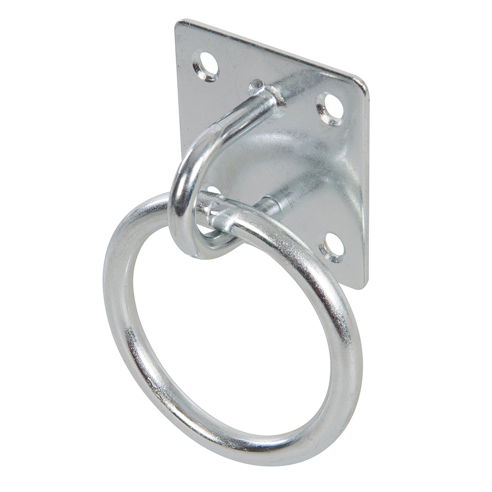 Fixman 302410 Chain Plate Electro Galvanised Ring 50mm x 50mm