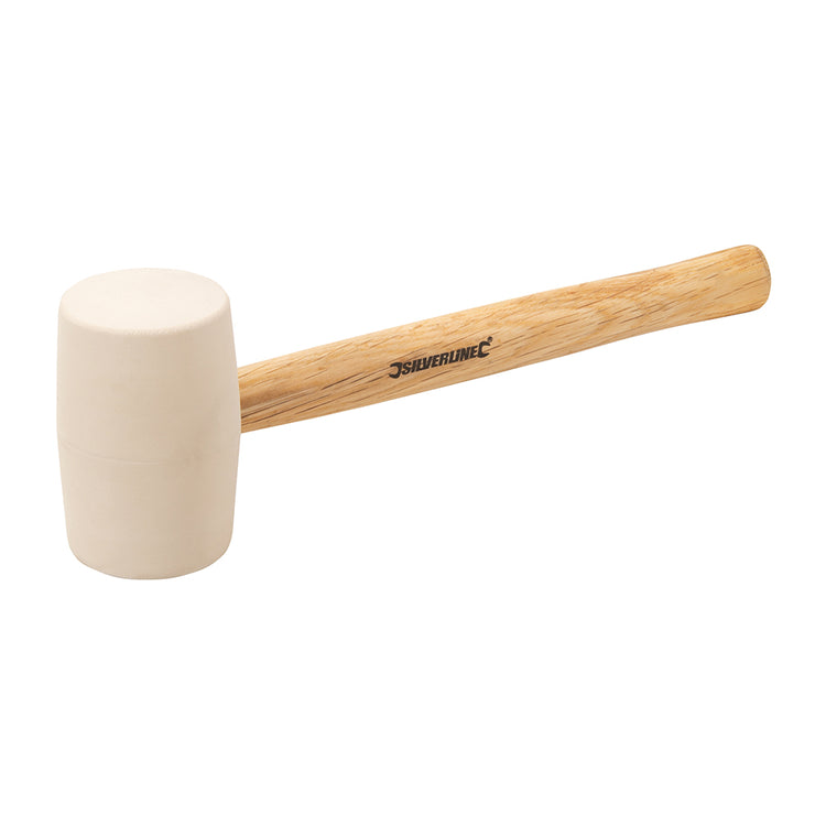 silverline_633608_white_rubber_mallet_16oz_454g