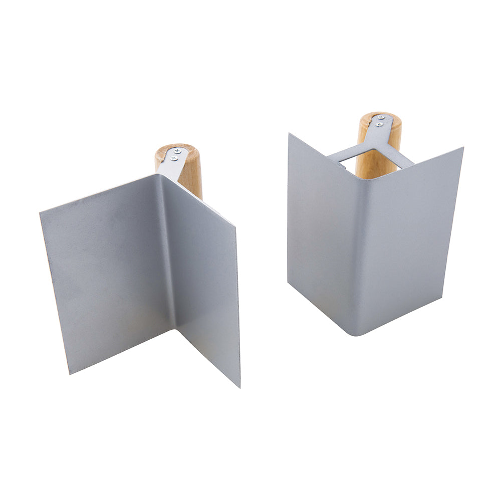 Silverline 2pc Plastering Inside Internal Outside External Corner Angle Trowel