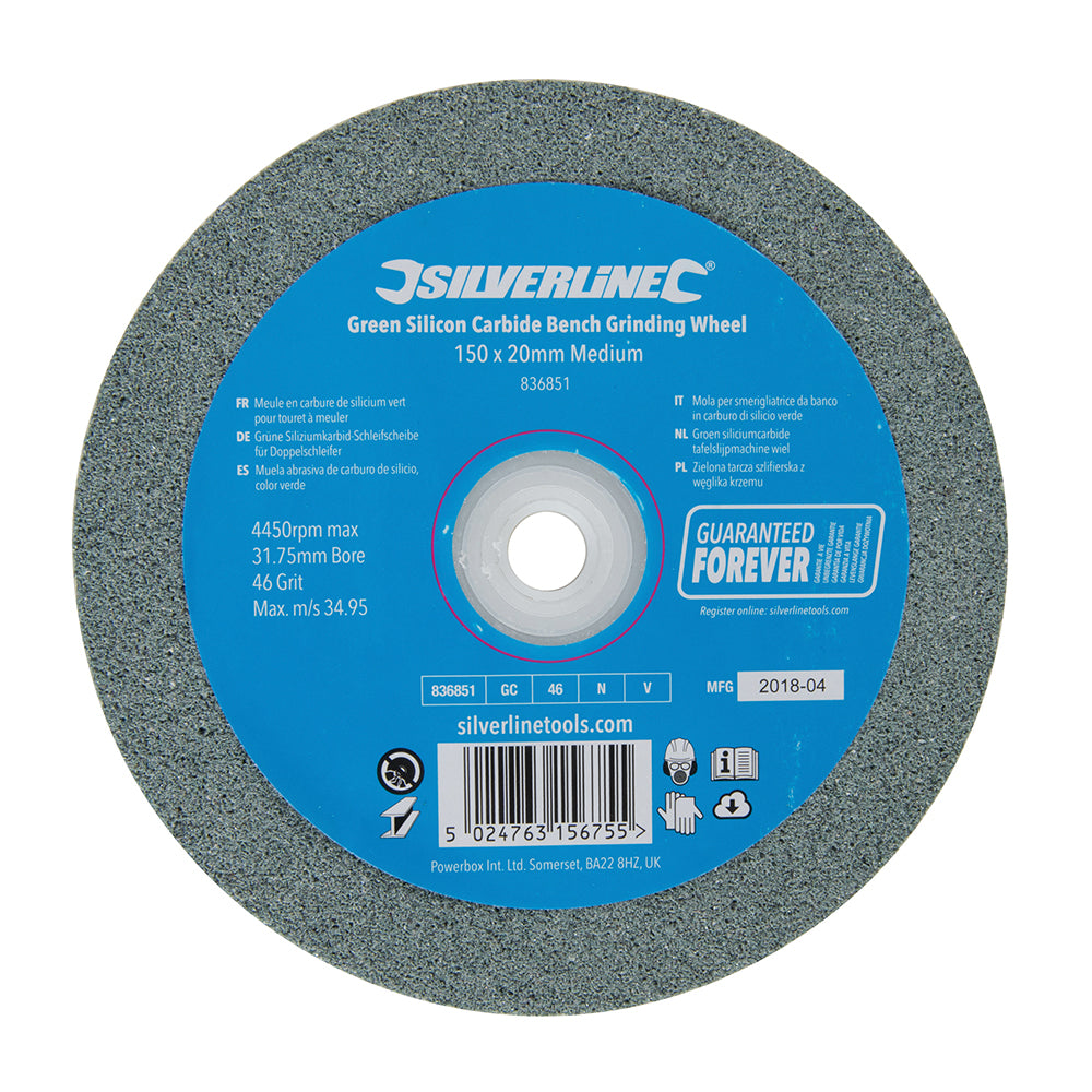 silverline_836851_green_silicon_carbide_bench_grinding_wheel_150_x_20mm_medium