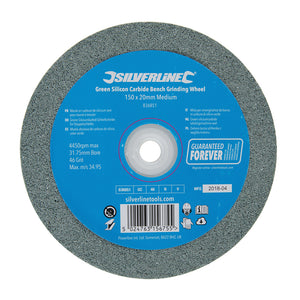silverline_836851_green_silicon_carbide_bench_grinding_wheel_150_x_20mm_medium