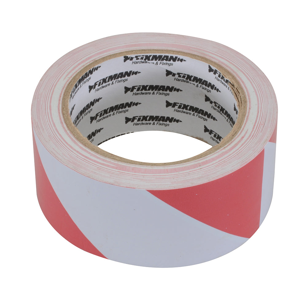 Fixman 188781 Hazard Tape 50mm x 33m Red/White