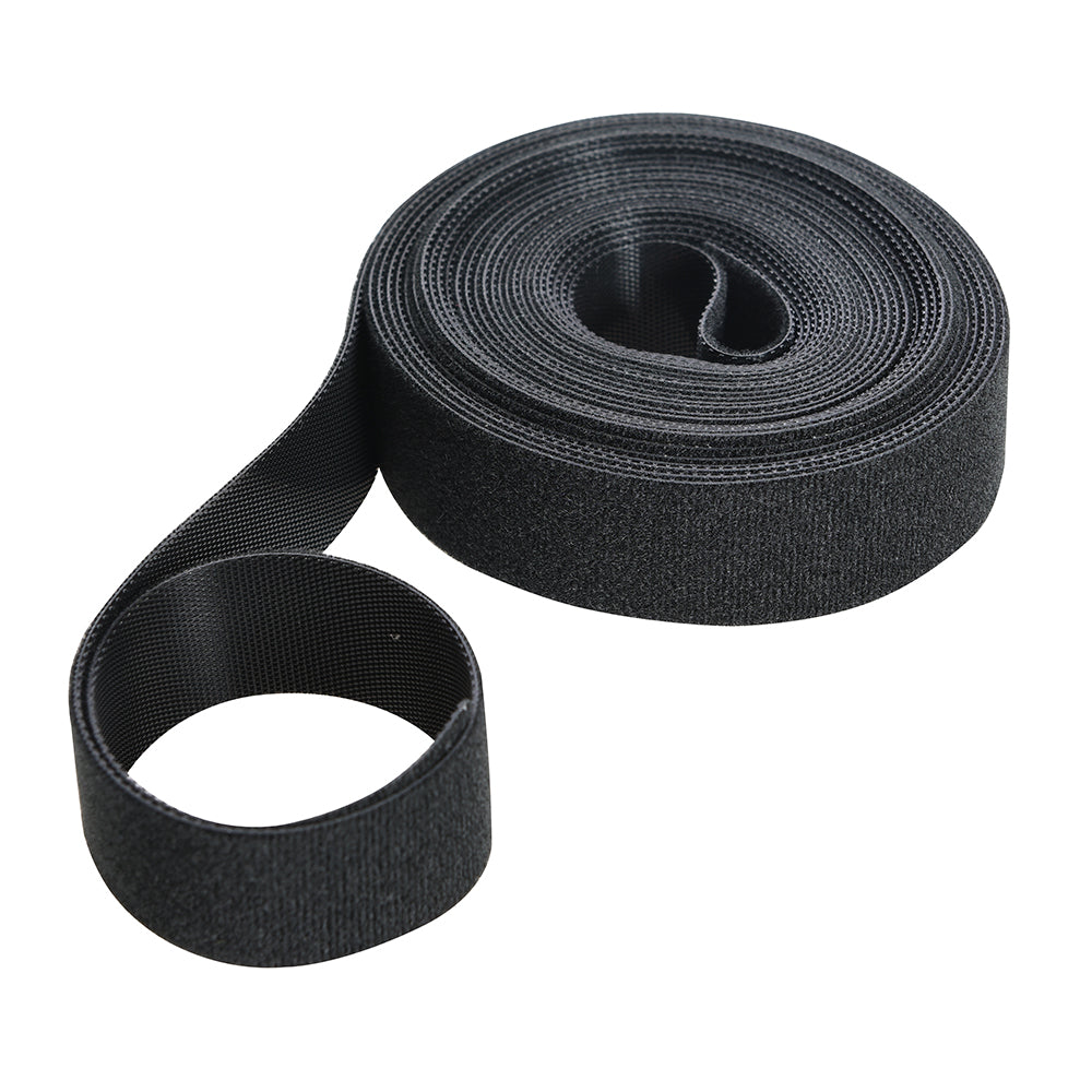 Fixman 684180 Self-Wrap Hook & Loop Tape Black 25mm x 5m