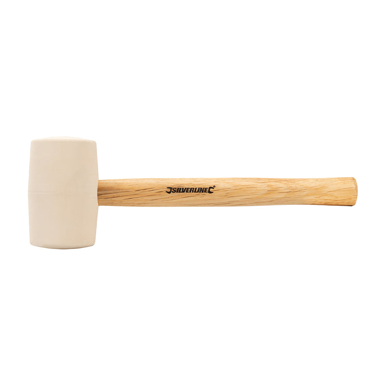 silverline_633608_white_rubber_mallet_16oz_454g