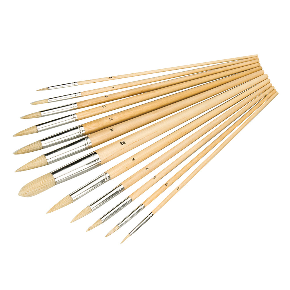 silverline_675298_artists_paint_brush_set_12pce_pointed_tips