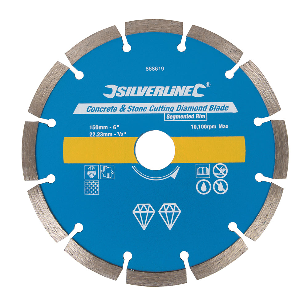 silverline_868619_concrete_stone_cutting_diamond_blade_150_x_22_23mm_segmented_rim