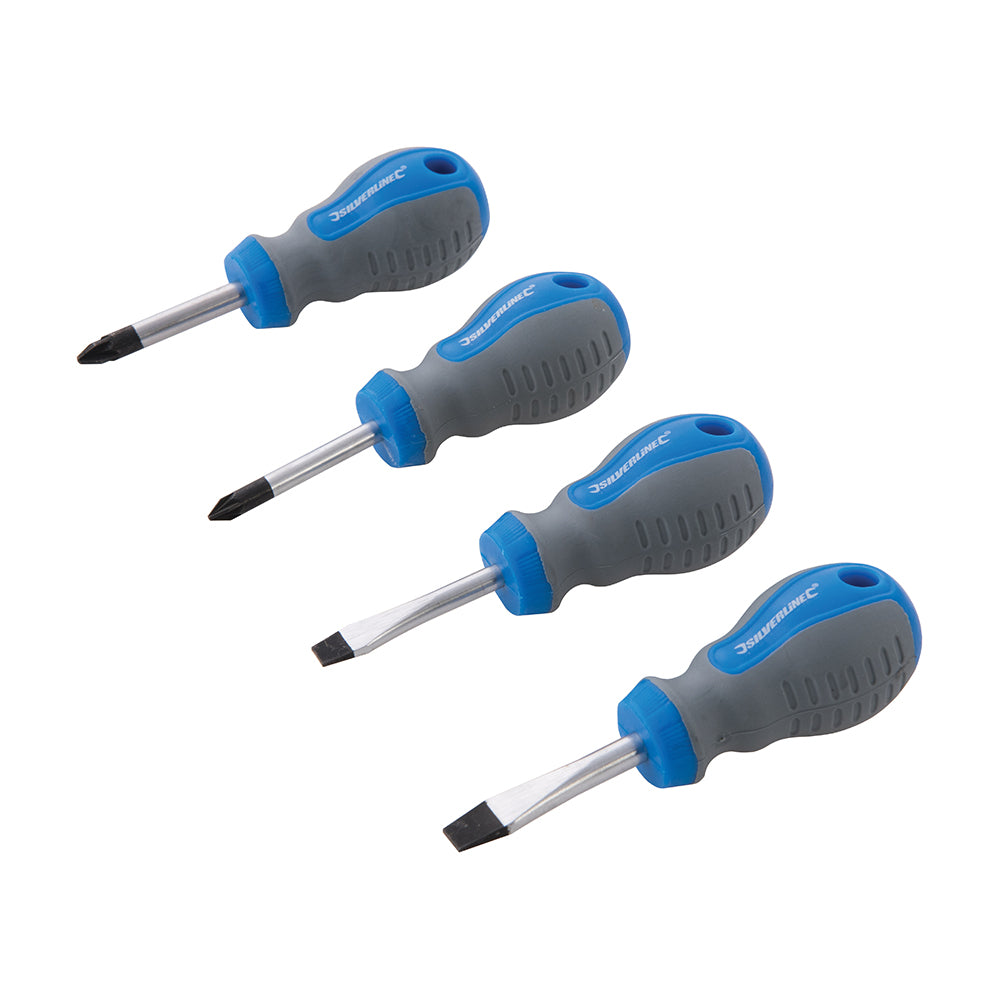 silverline_893790_stubby_screwdriver_set_4pce_4pce