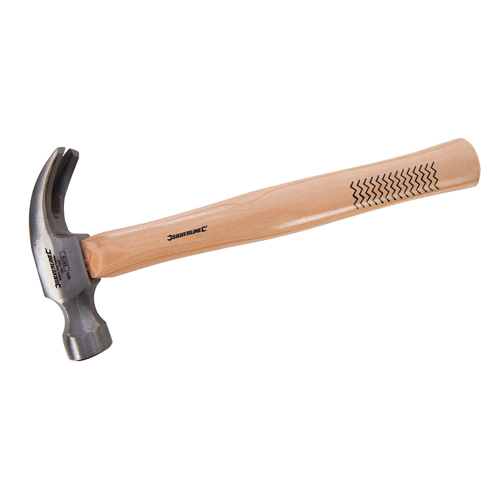 silverline_ha01_hickory_claw_hammer_16oz_454g