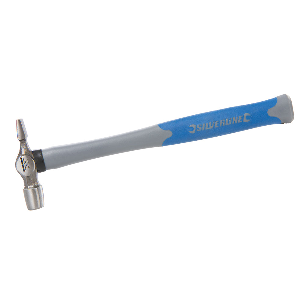 Silverline 4oz Fibreglass Handle Pin Hammer Cross Pein Tack Small Lightweight