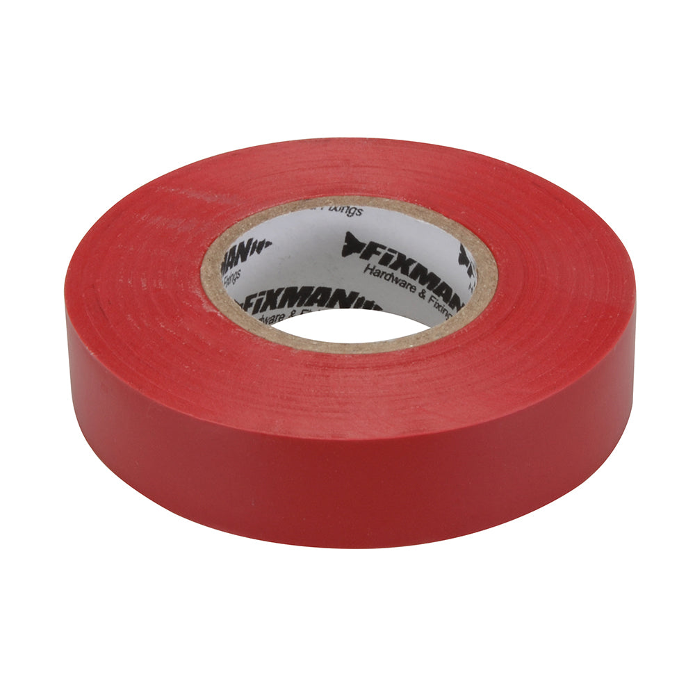Fixman 191784 Insulation Tape 19mm x 33m Red