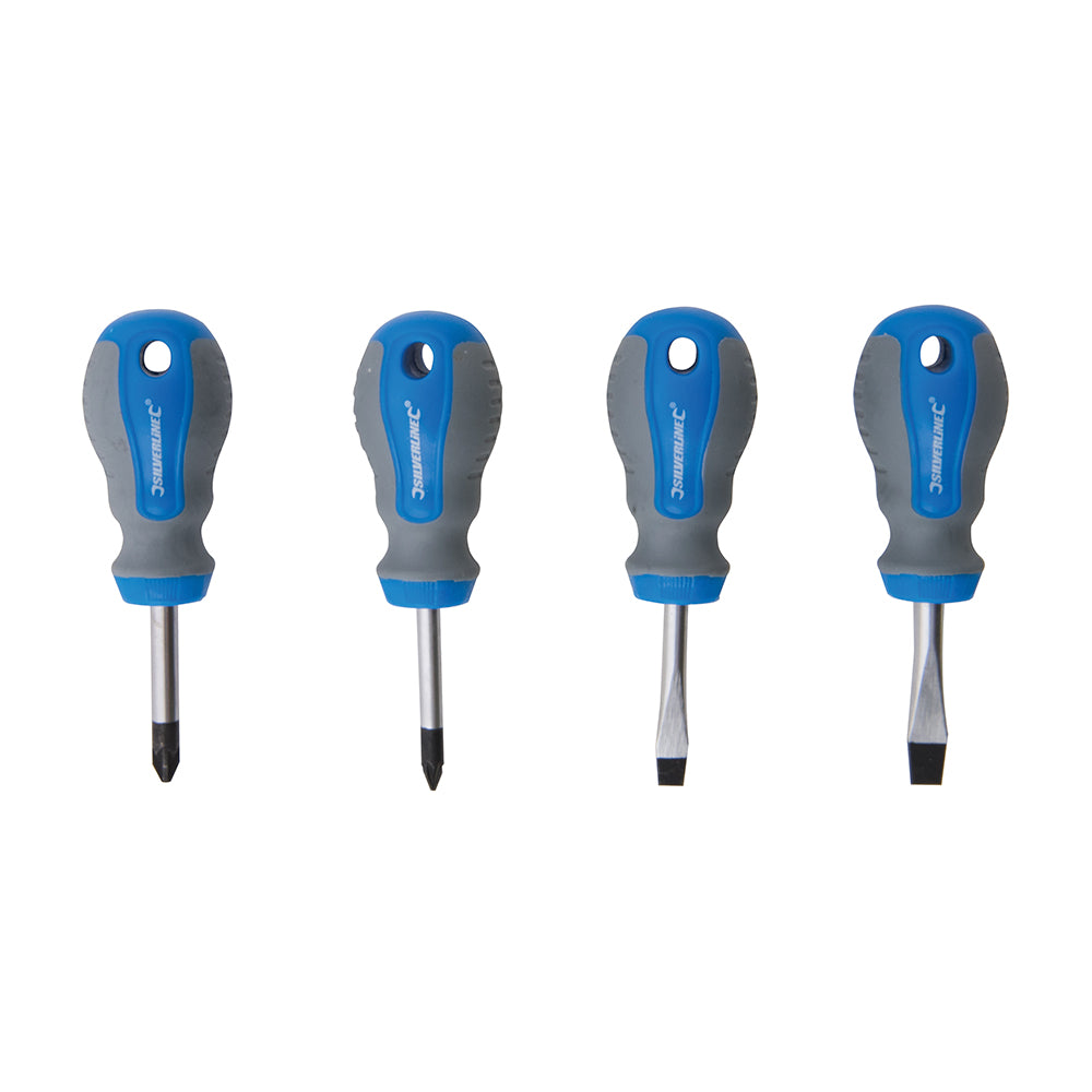 silverline_893790_stubby_screwdriver_set_4pce_4pce