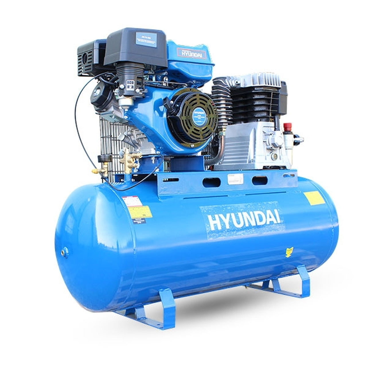 Hyundai-HY140200PES-200L-Litre-Belt-Drive-Air-Compressor-(Twin-Cylinder)--29CFM/145psi---14hp