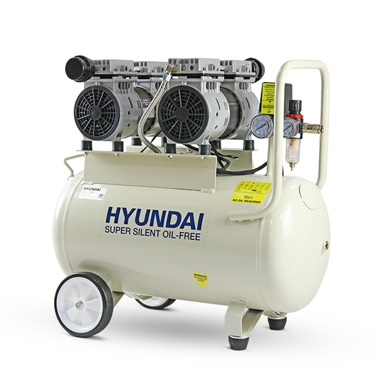 Hyundai-HY27550-50-Litre-Oil-Free-Air-Compressor,-11CFM/100psi,-Low-Noise---2hp