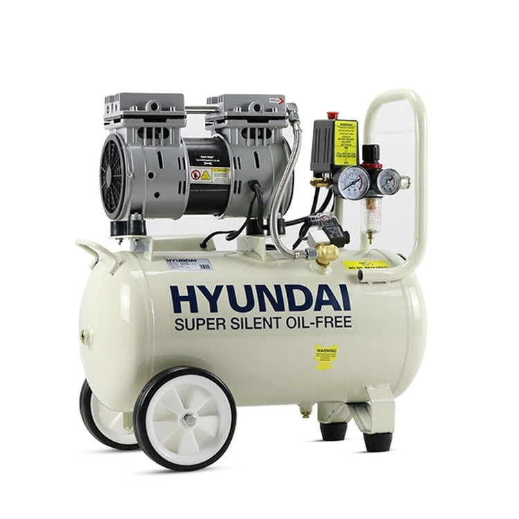Hyundai-HY7524-24L-Oil-Free-Direct-Drive-Air-Compressor,-5.2CFM/100psi,-Silenced,--1hp