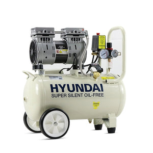 Hyundai-HY7524-24L-Oil-Free-Direct-Drive-Air-Compressor,-5.2CFM/100psi,-Silenced,--1hp