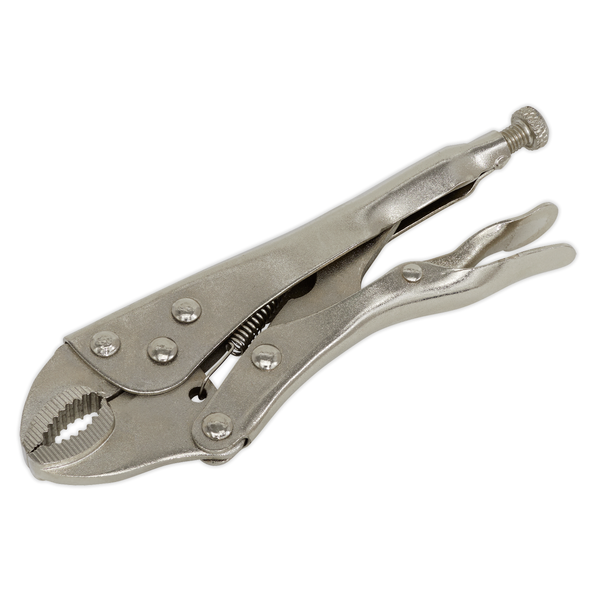 Sealey-Sealey-S0486-Locking-Curved-Jaw-Pliers,-175mm-S0486