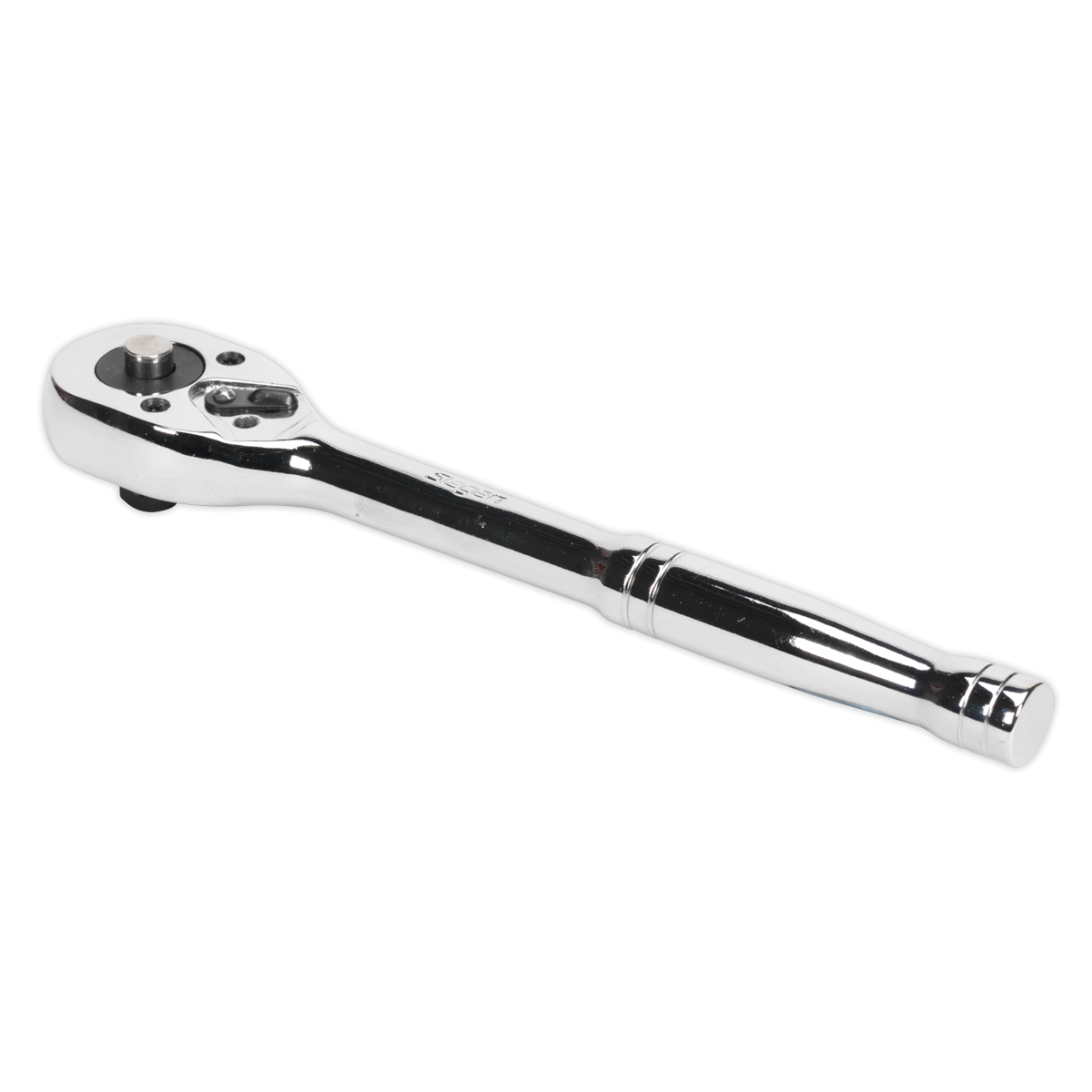 Sealey-Sealey-S0705-Ratchet-Wrench-with-Pear-Head-Flip-Reverse,-3/8"-Square-Drive,-Silver-S0705