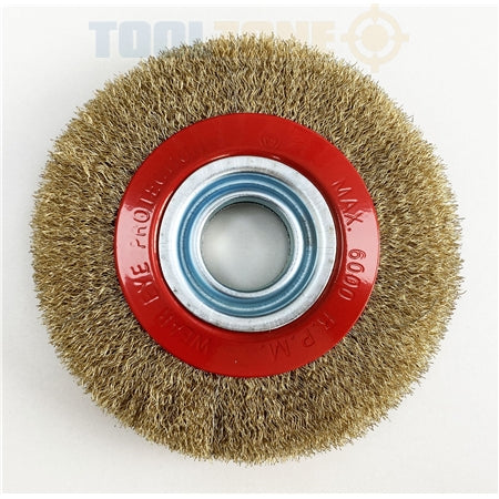 6" Grinding Deburring Wire Wheel Brush For Bench Grinder