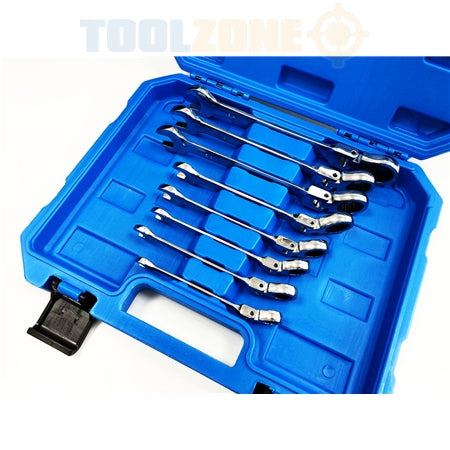 Toolzone Imperial SAE AF Flexible Ratchet Ring Spanner SP153