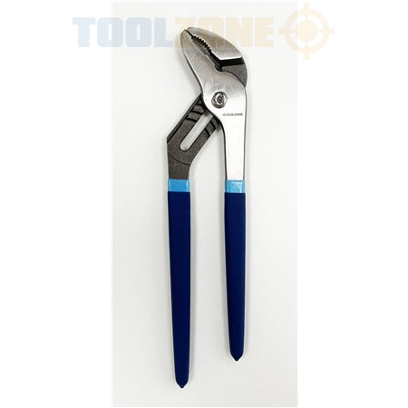 Toolzone 12in Satin Water Pump Pliers Rough Dippe