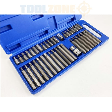 Toolzone-Toolzone-40Pc-Hex/-Torx/-Spline-Bits-In-Case---4,-5,-6,-7,-8,-10-and-12mm---T20,-T25,-T30,-T40,-T45,-T50,-T55-SD140