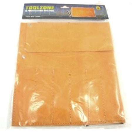 Toolzone-Toolzone-12-Pocket-Leather-Tool-/-Chisel-Roll-KDPTB031