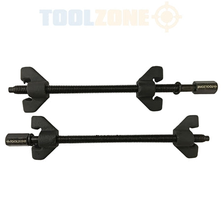 Toolzone-Toolzone-Heavy-Duty-2-piece-370-x-82mm-Coil-spring-Compressor-Clamps-Auto-Tool-set-KDPAU005