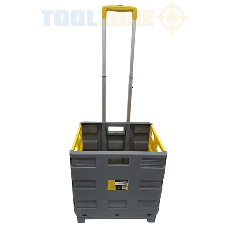 Toolzone-Yellow-and-Grey-Toolzone-Extra-Large-Folding-Storage-Cart-Trolley-35Kg-Capacity-KDPRM030